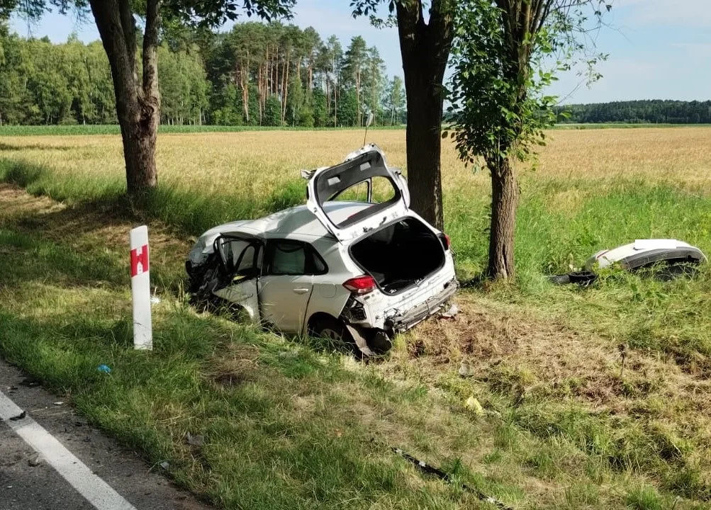 Gmina Międzyrzec Podlaski: Czołowo zderzył się z jadącym przeciwka autem