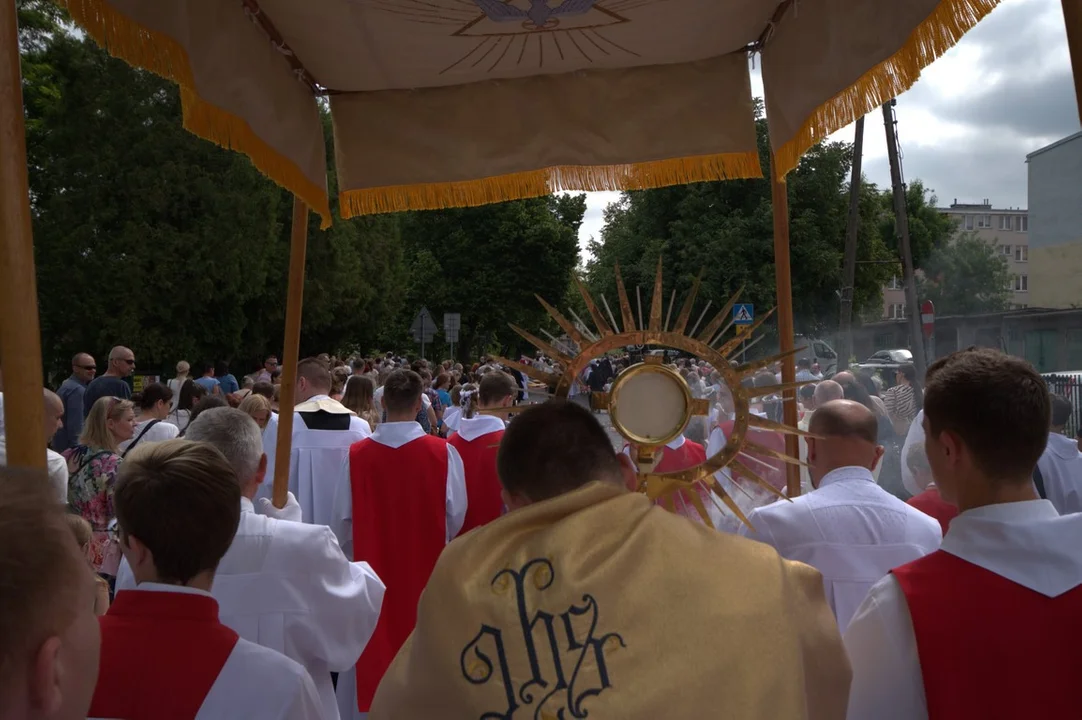 Procesja  Bożego Ciała w Puławach