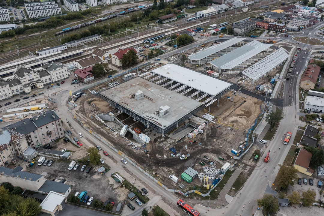 Lublin: Rośnie Dworzec Metropolitalny. Co dzieje się na budowie?