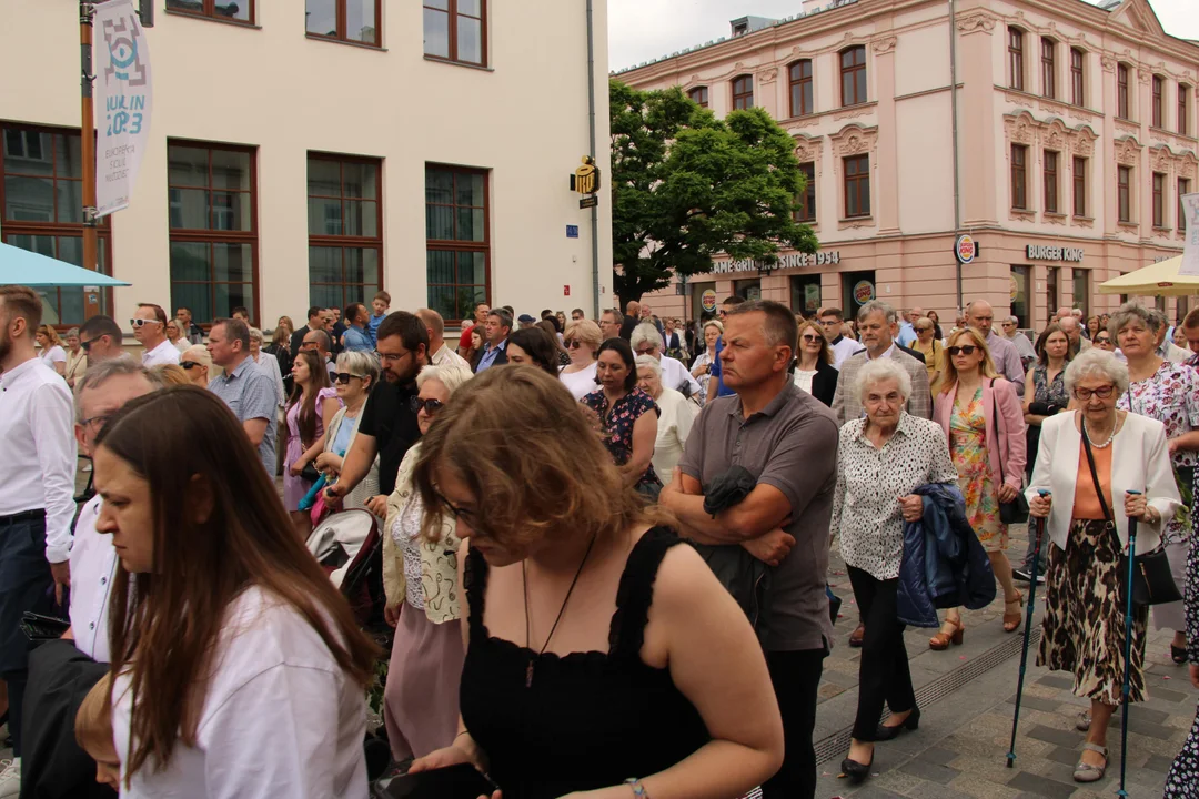 Procesja Bożego Ciała w archikatedrze lubelskiej