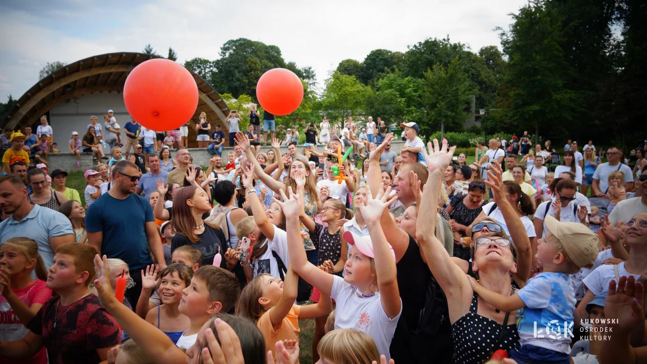 Festiwal Balonów, Baniek Mydlanych i Kolorów w Parku Miejskim w Łukowie