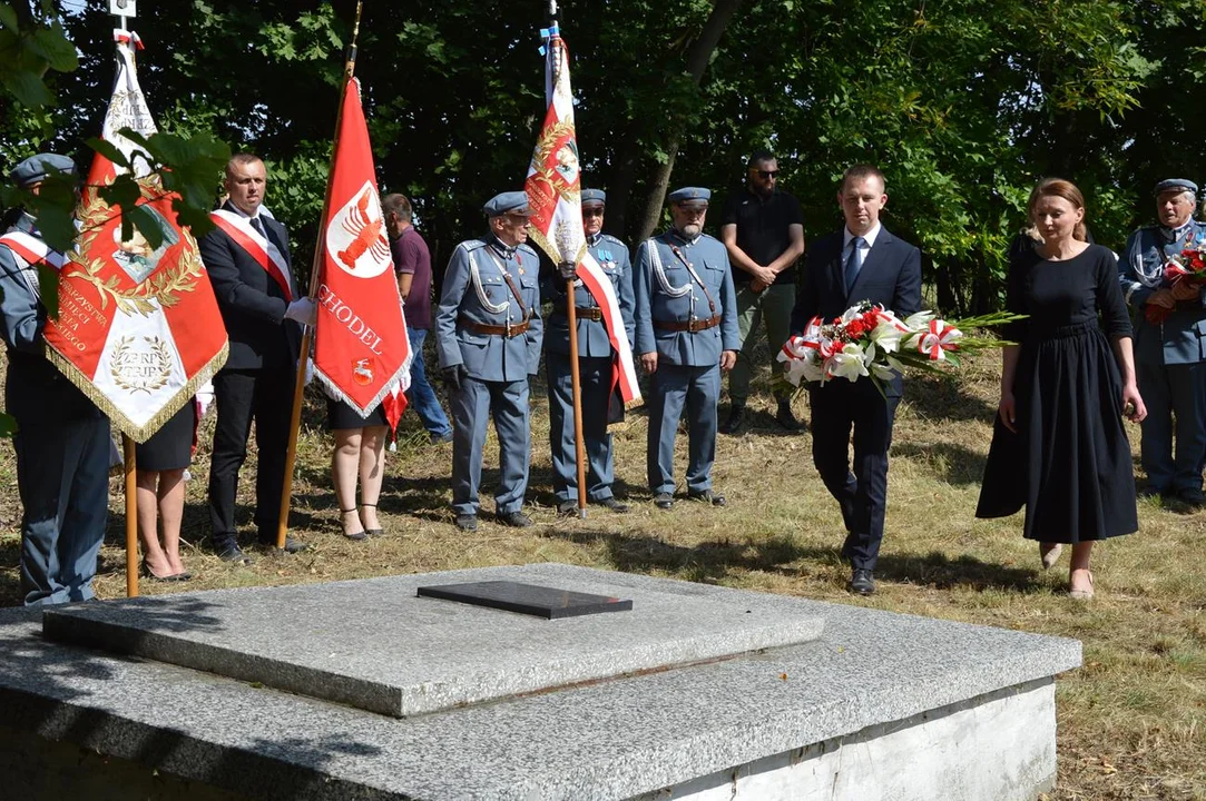 Uroczystość odsłonięcia ronda im. generała Tadeusza Rozwadowskiego w Chodlu