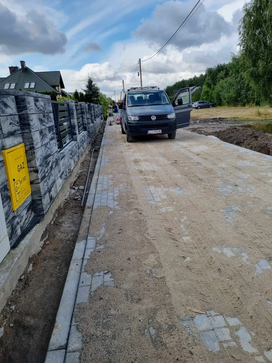 Trwa budowa drogi przy ul. Radzyńskiej w Łukowie