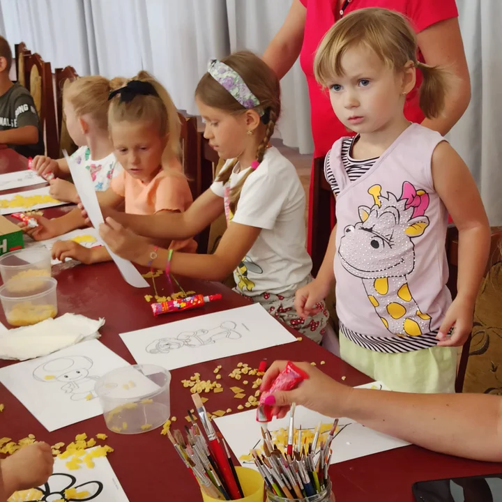 Zajęcia świetlicowe w sołectwie Nurzyna