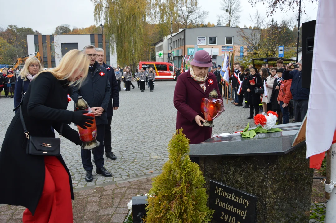 Obchody 105. rocznicy odzyskania niepodległości w Poniatowej