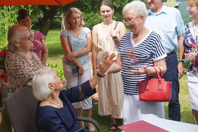 100 - lecie urodzin mieszkanki gminy Nałęczów