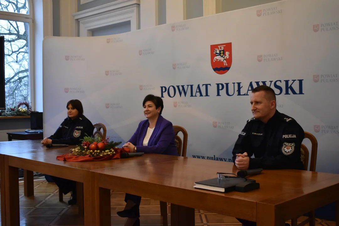 Nowa akcja informacyjna starostwa i policji w Puławach