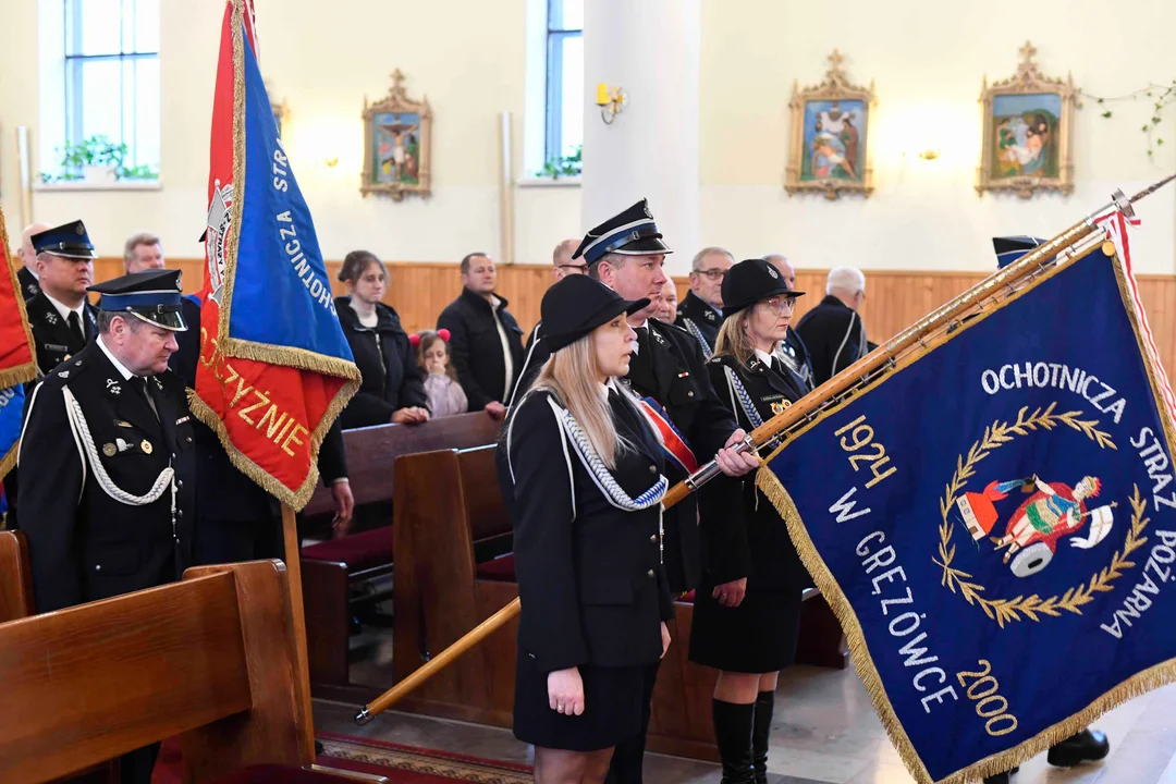 Zarzec Łukowski Msza Św. w intencji zmarłych strażaków z gminy Łuków