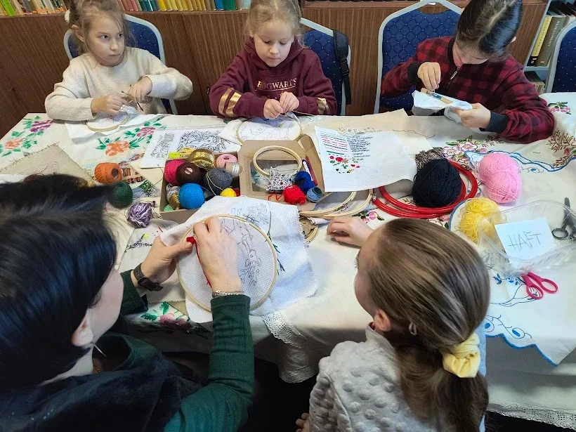 ,,Babcine wyszywanki” w Muzeum Regionalnym w Łukowie - Zdjęcie główne