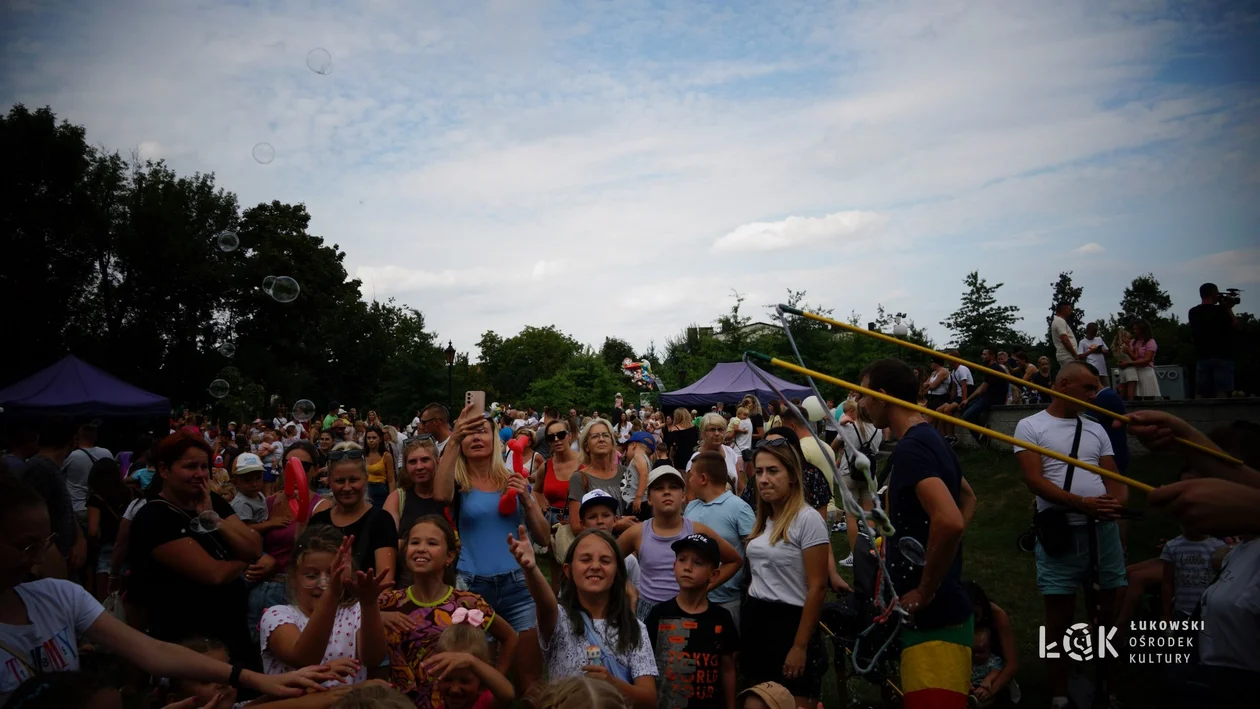 Festiwal Balonów, Baniek Mydlanych i Kolorów w Parku Miejskim w Łukowie