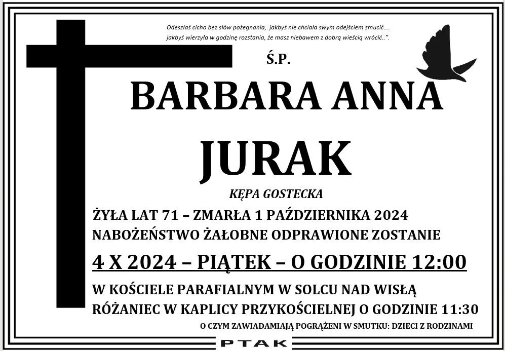 Powiat opolski: Zmarli od 1 do 9 października