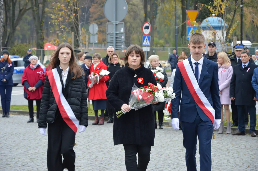 Obchody 105. rocznicy odzyskania niepodległości w Poniatowej