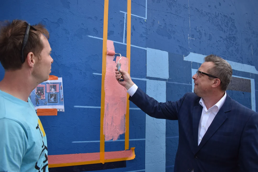 Nowy mural na Kalinowszczyźnie. Tak Ukraińcy dziękują Lublinowi za pomoc