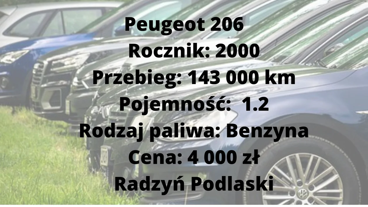 Auta używane za 3 - 7 tys.zł