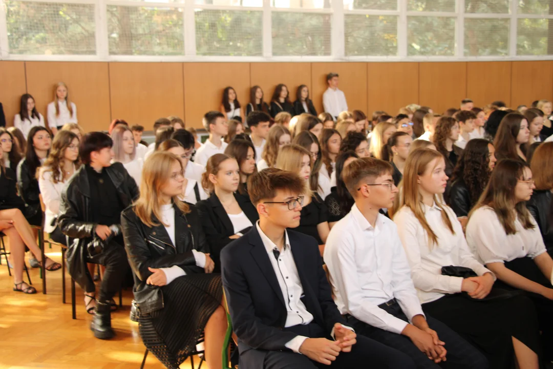 Rozpoczęcie roku szkolnego w IV Liceum Ogólnokształcące im. Jana Pawła II w Łukowie