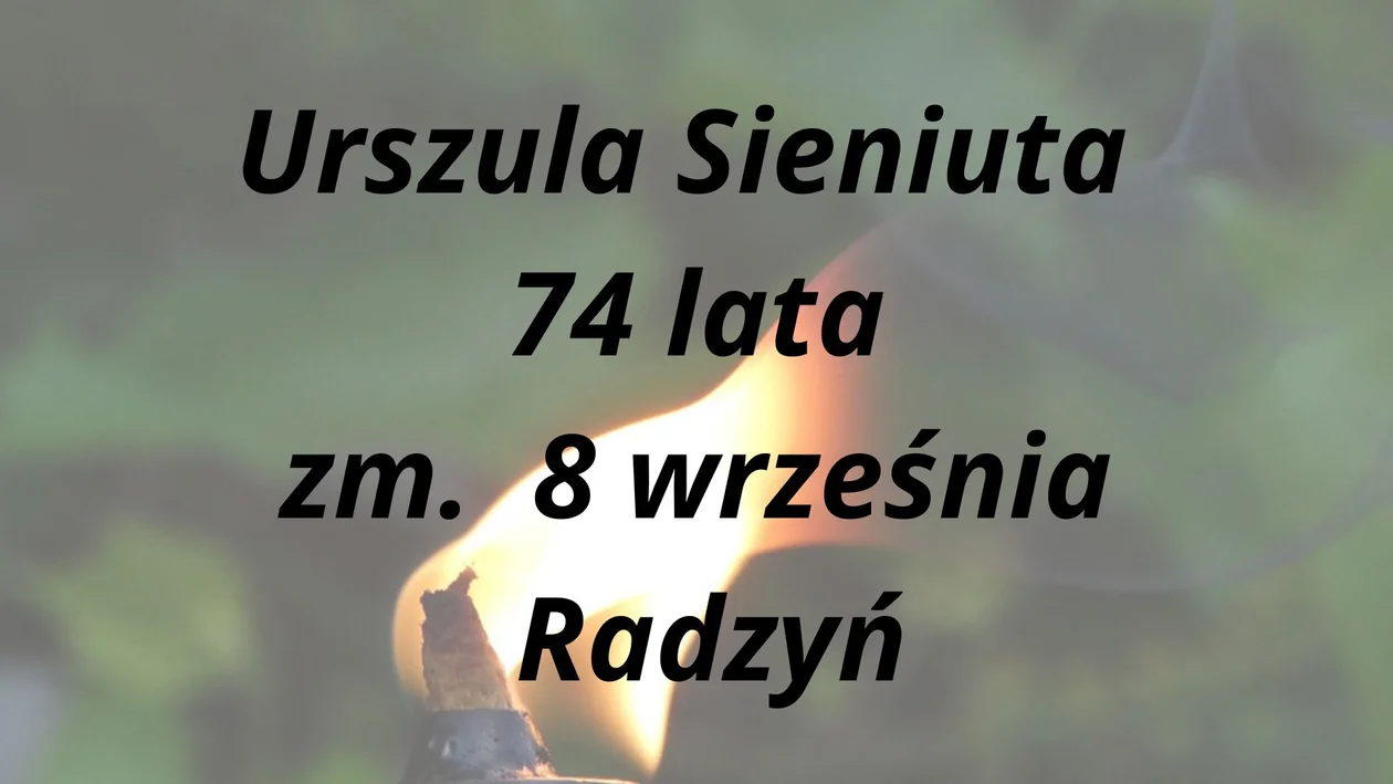 Nekrologi Radzyń