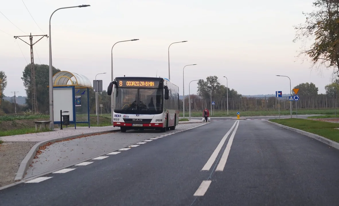 Ulica 4 Pułku Wojska Polskiego w Puławach po remoncie
