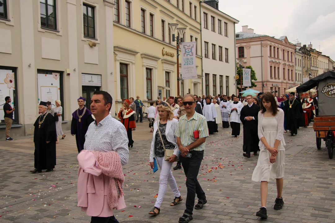 Procesja Bożego Ciała w archikatedrze lubelskiej