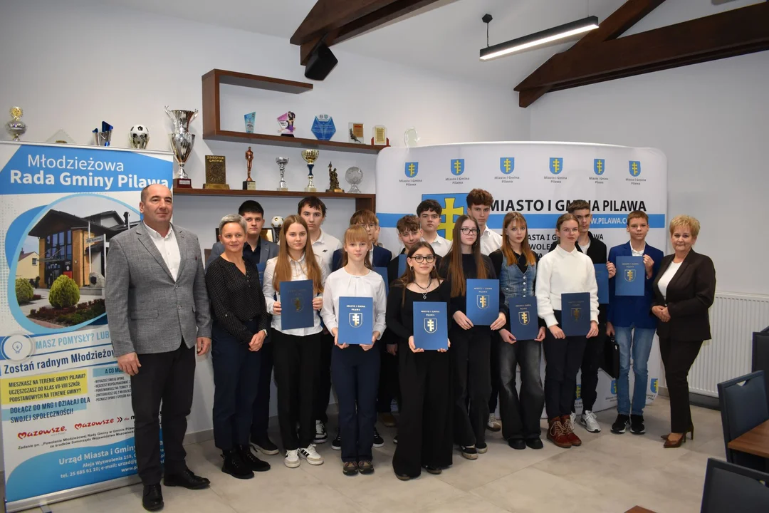 Odbyła się inauguracyjna I Sesja Młodzieżowej Rady Gminy Pilawa - Zdjęcie główne