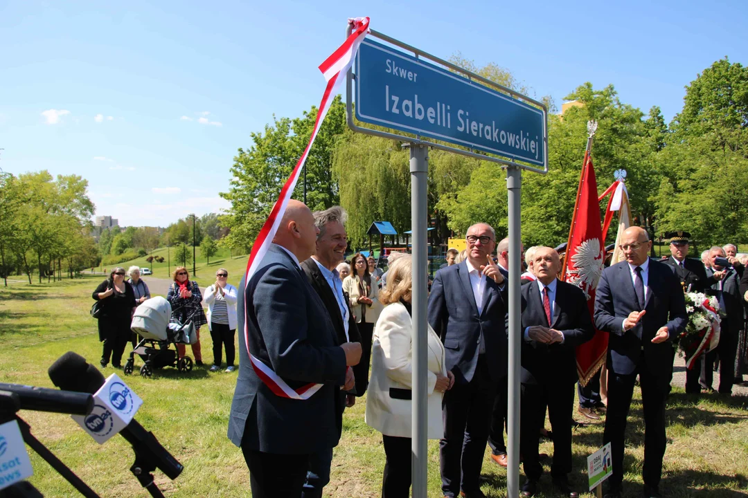 Otwarcie skweru im. Izabelli Sierakowskiej w Lublinie