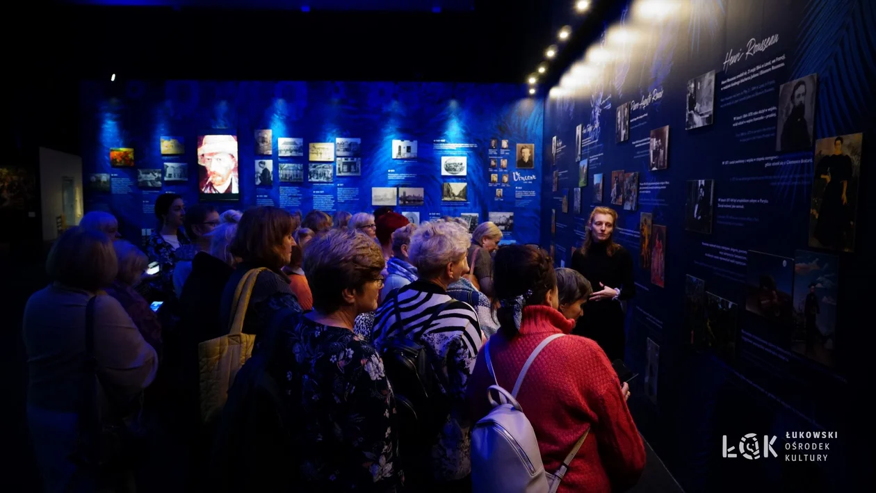 Słuchacze ŁUTW na wystawie „Van Gogh & Friends” oraz w Muzeum POLIN w Warszawie