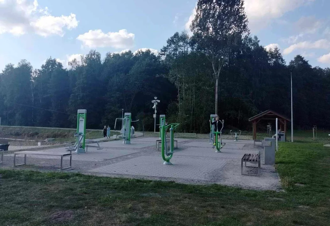 Jeszcze plażujemy nad Zalewem w Łukowie