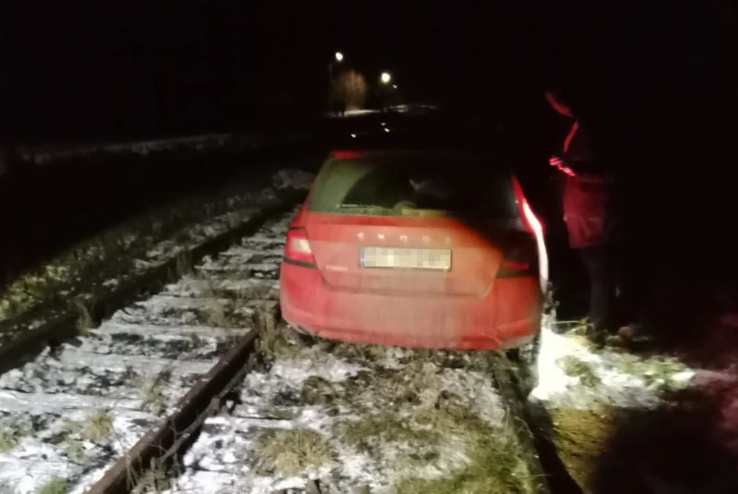 Lubelskie: Pościg zakończony na torowisku. Kierowca miał coś na sumieniu