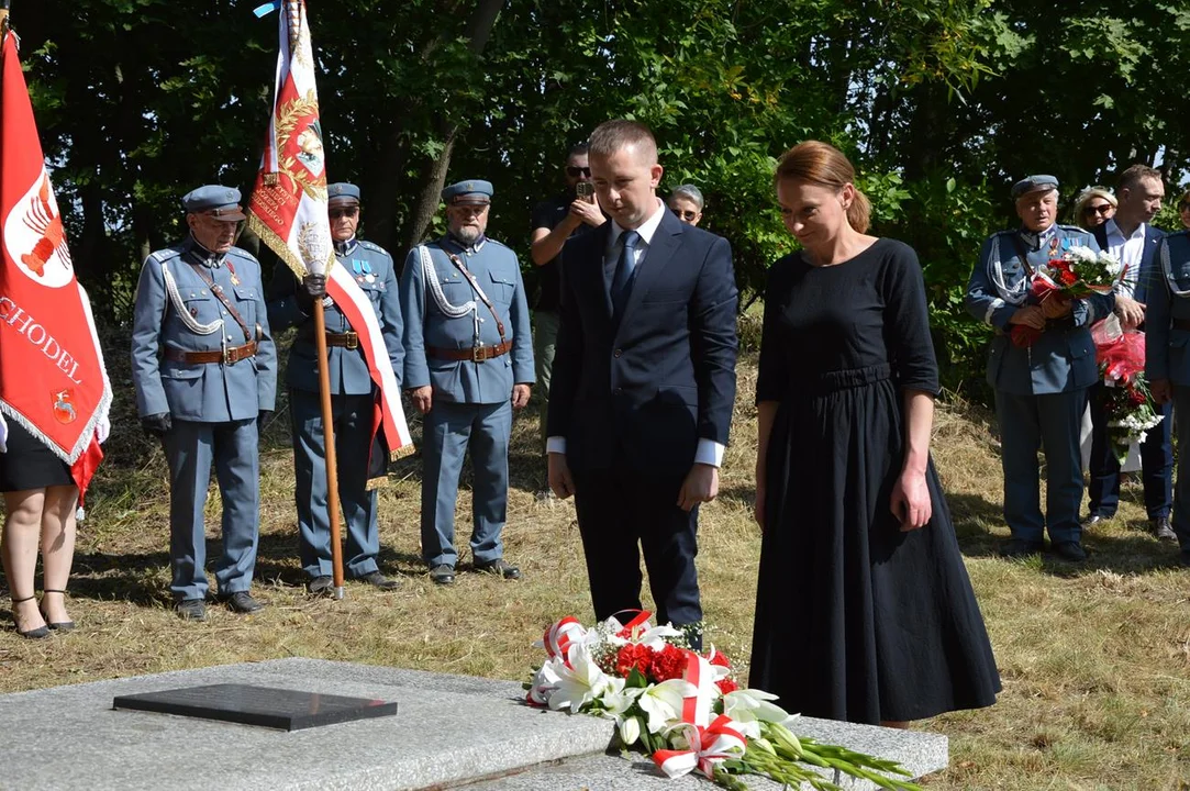 Uroczystość odsłonięcia ronda im. generała Tadeusza Rozwadowskiego w Chodlu