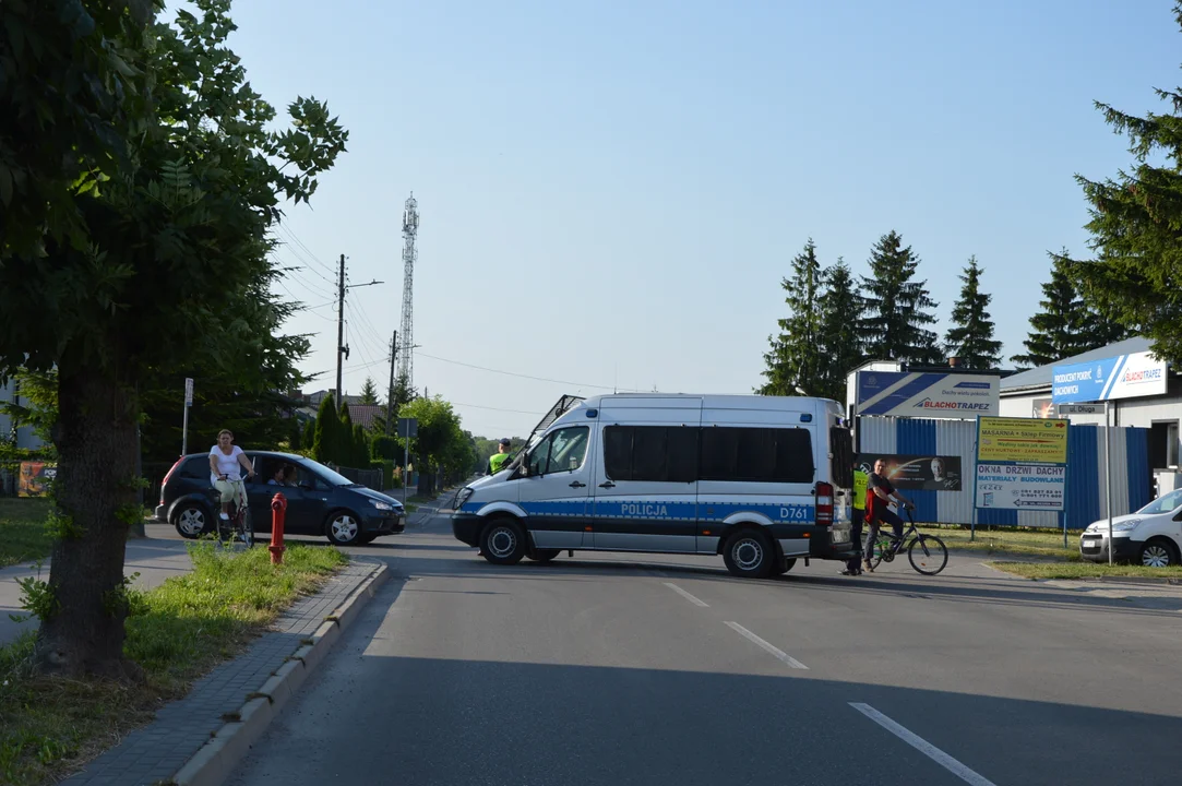 Protest producentów malin w Opolu Lubelskim