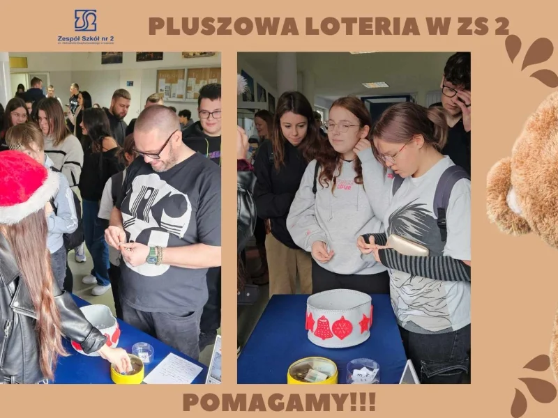 Pluszowa Loteria w ZS nr 2 w Łukowie