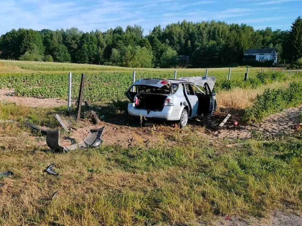 Wypadek drogowy w Uściążu (10 lipca 2023 r.)