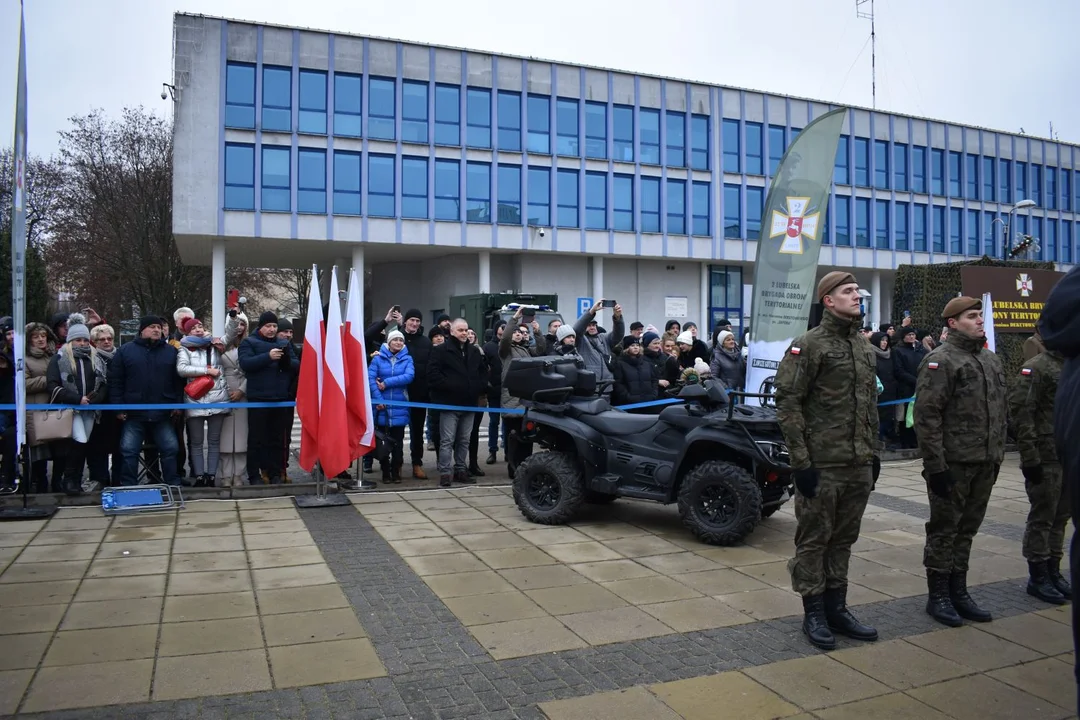 Przysięga żołnierzy WOT w Puławach