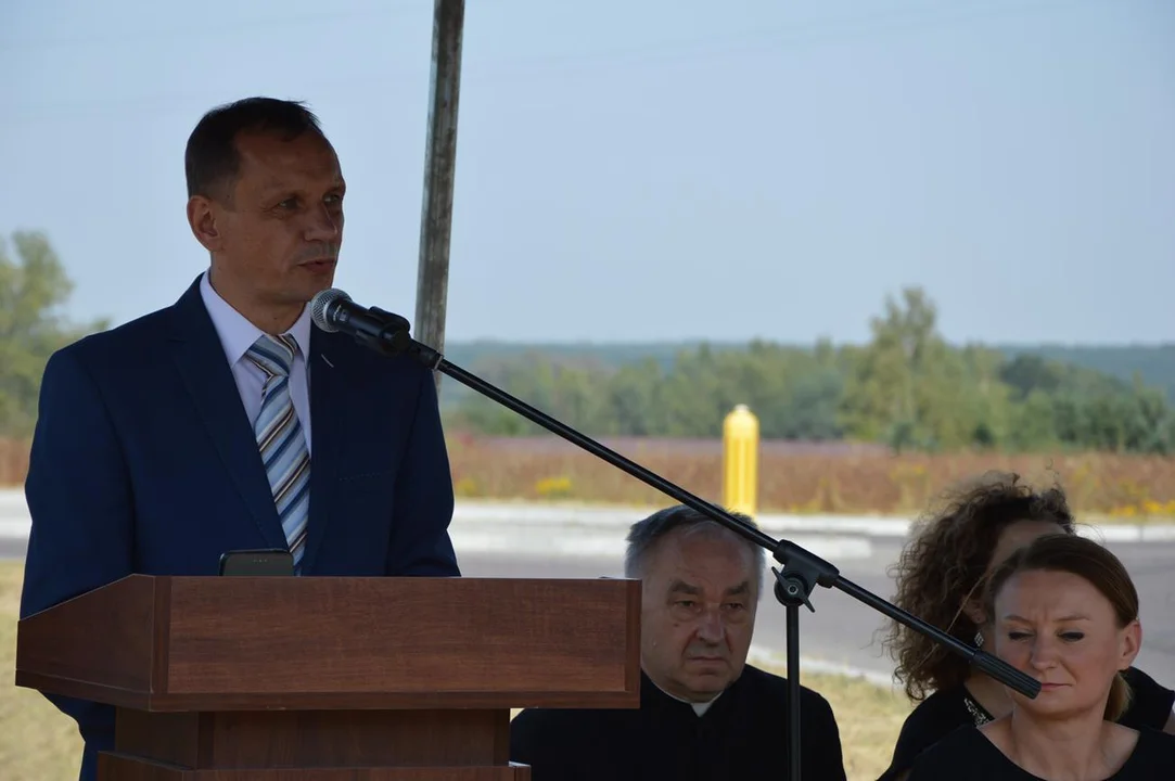 Uroczystość odsłonięcia ronda im. generała Tadeusza Rozwadowskiego w Chodlu