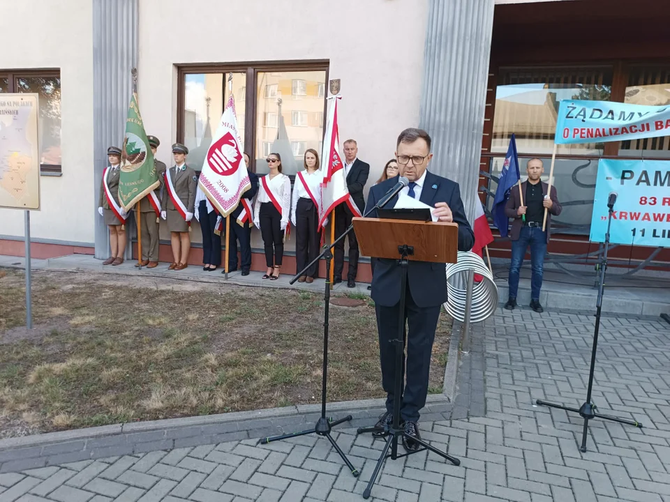 Obchody rocznicy Rzezi Wołyńskiej w Biłgoraju