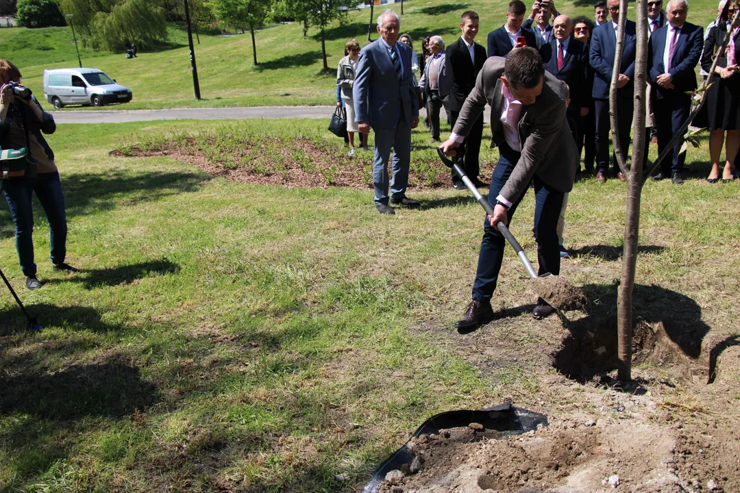 Otwarcie skweru im. Izabelli Sierakowskiej w Lublinie