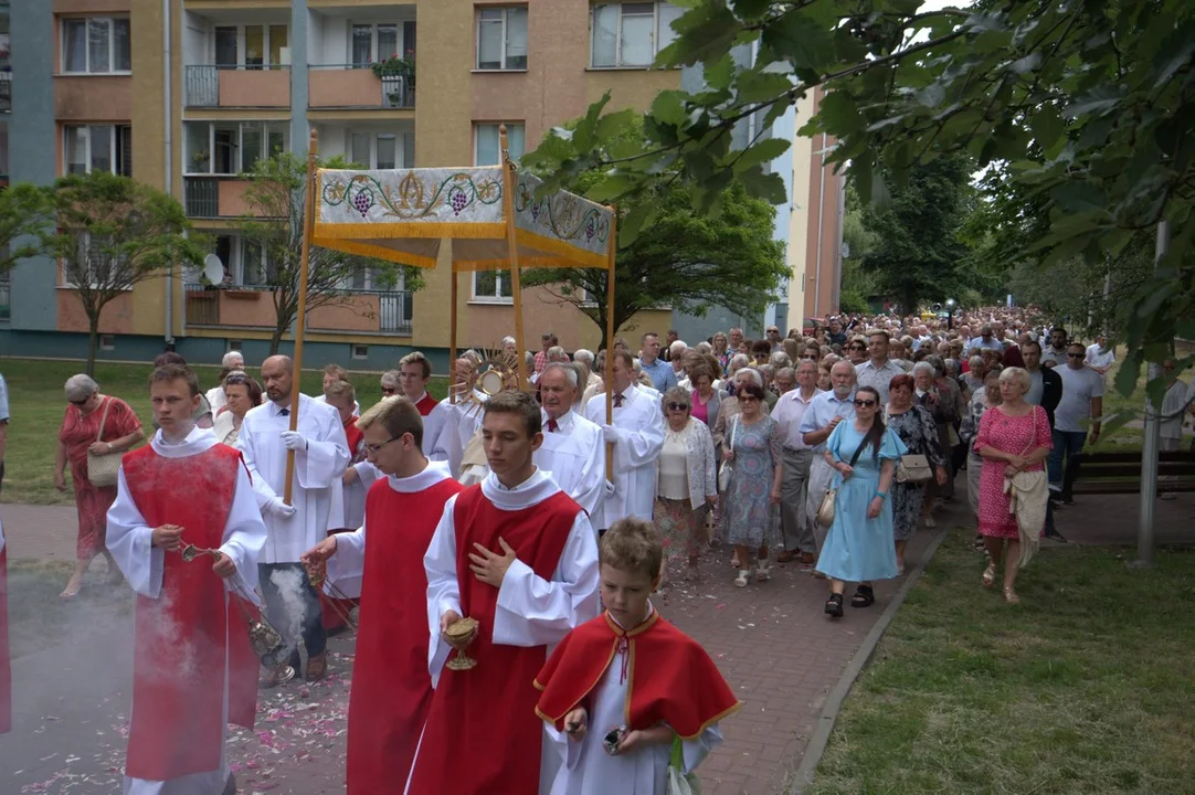 Procesja  Bożego Ciała w Puławach