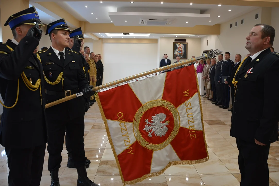 Uroczystość powołania nowego Komendnta Powiatowego Państwowej Straży Pożarnej w Opolu Lubelskim