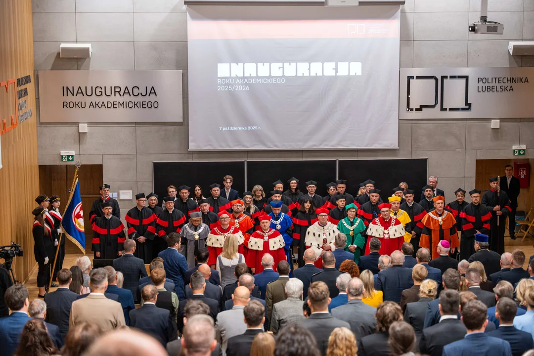 Uroczysta inauguracja na Politechnice Lubelskiej. Powitania i wyróżnienia
