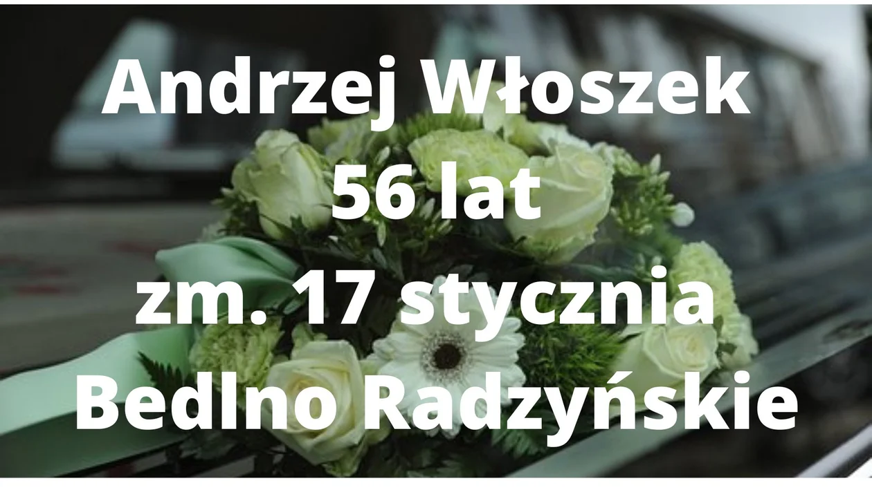 Nekrologi z powiatu radzyńskiego ( 14 - 27 stycznia 2023r)