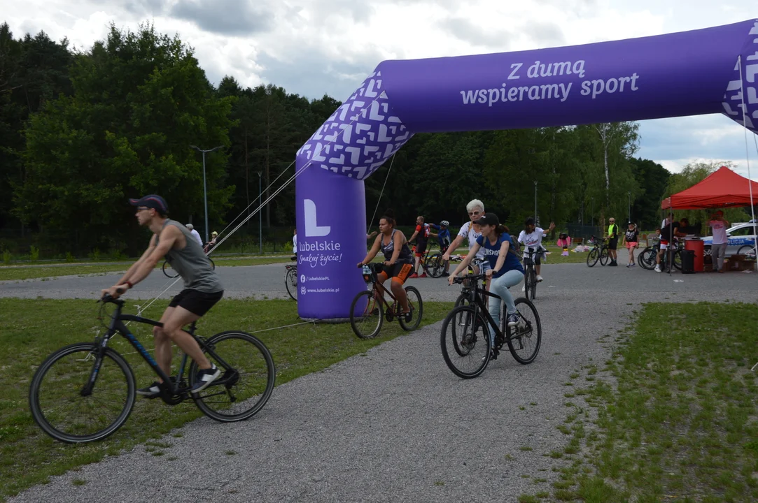 Rajd rowerowy Tour de Lubelskie w Poniatowej