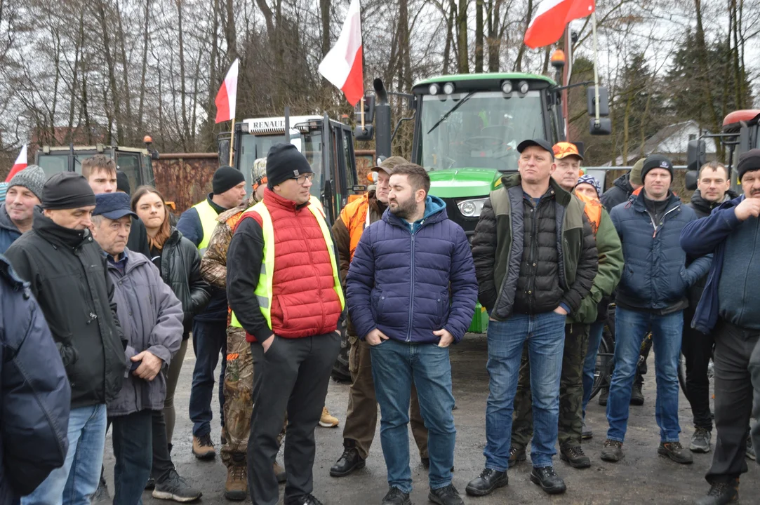 Protest rolników w Żyrzynie