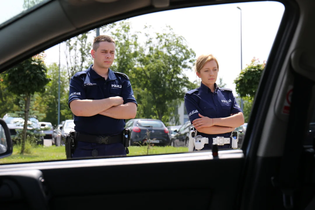 Lublin: Policjanci rozłożyli kolczatki. Po co?