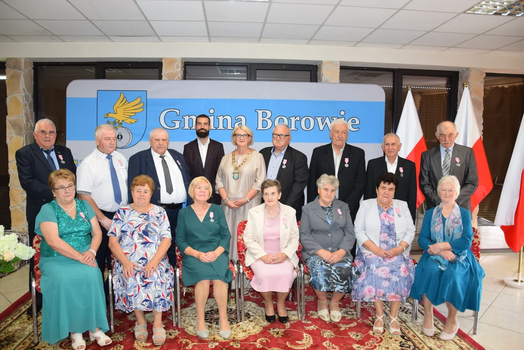 Świętowali Złote Gody - jubileusz 50-lat pożycia małżeńskiego w gminie Borowie - Zdjęcie główne