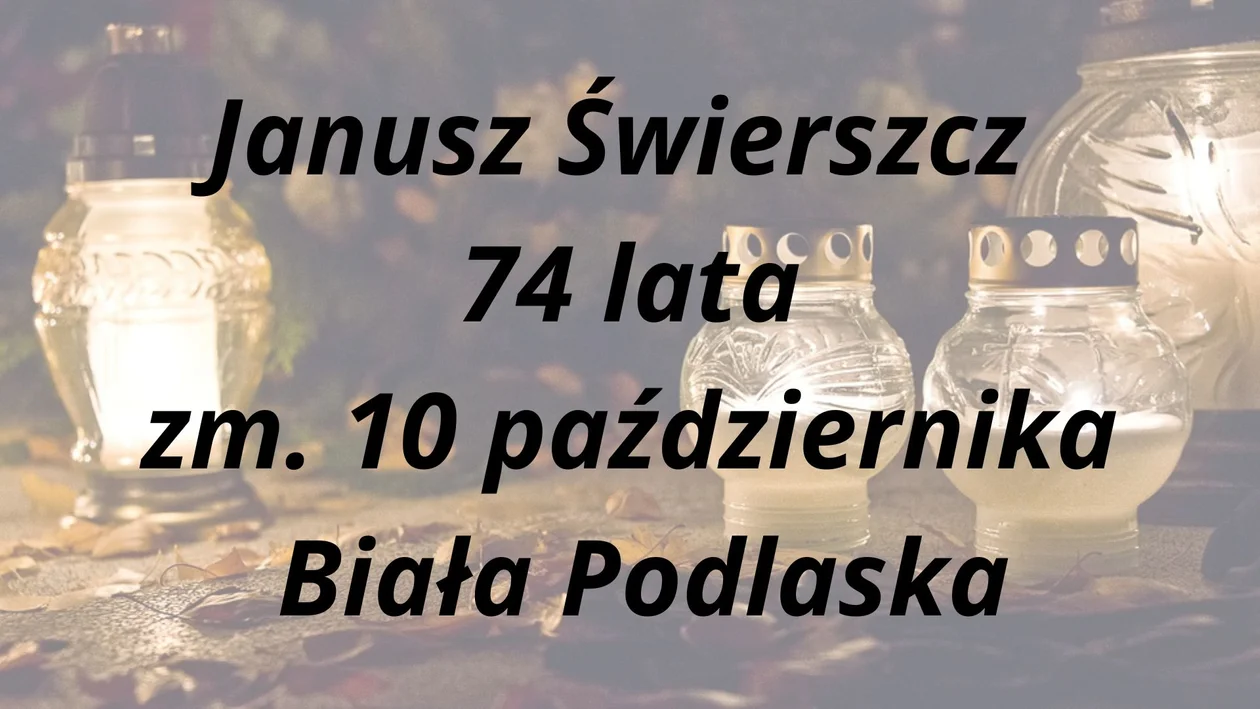 Nekrologi z Białej Podlaskiej