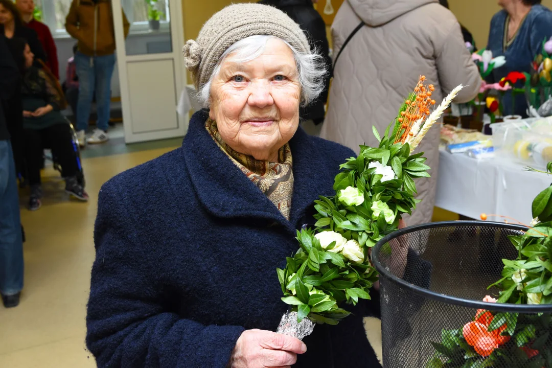 Piękne ozdoby wielkanocne na kiermaszu w Anielinie