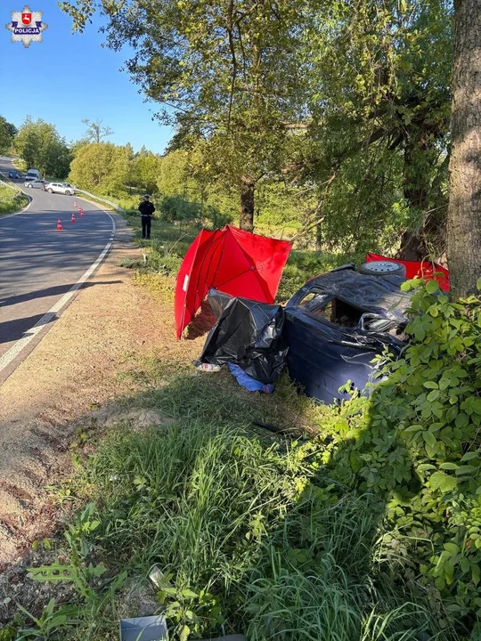 Wypadek drogowy w Kolonii Borów