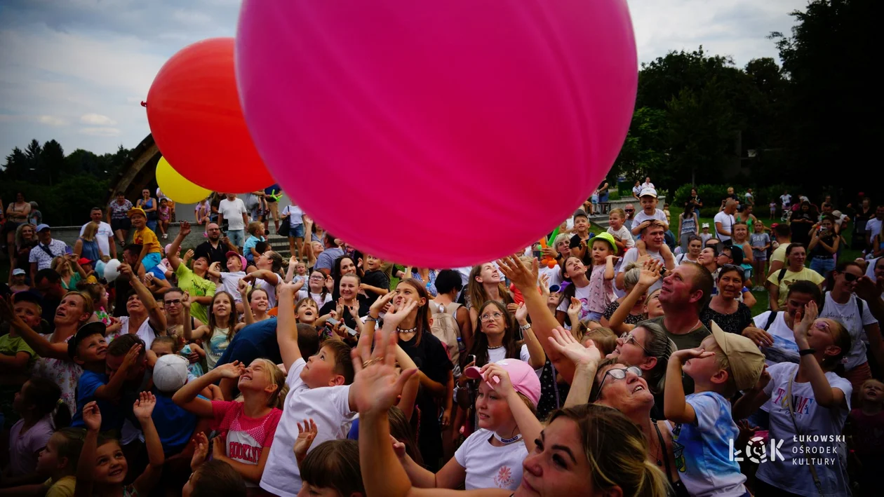 Festiwal Balonów, Baniek Mydlanych i Kolorów w Parku Miejskim w Łukowie