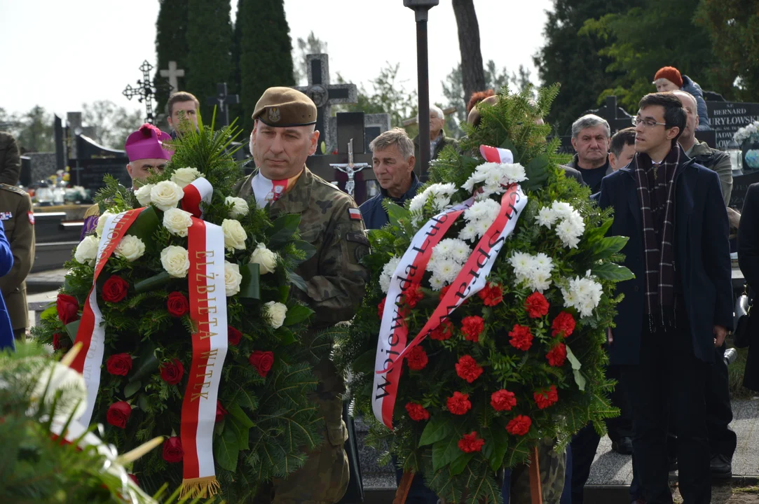 Odsłonięcie nagrobka żołnierza AK Karola Chlebickiego w Chodlu