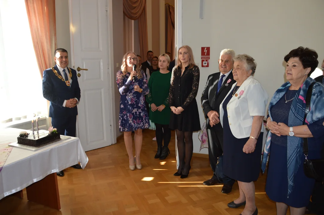 Złote Gody w Sali Kongresowej Pałacu Czartoryskich w Puławach