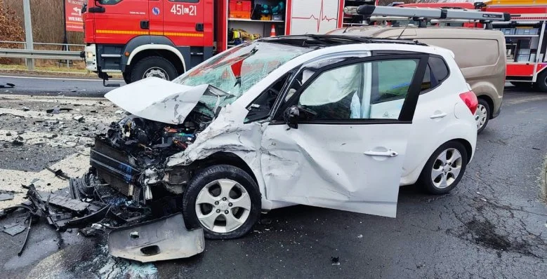 Wypadek samochodowy na obwodnicy Lubartowa. Nowe informacje